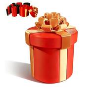 Caja De Regalo Con Envoltura De Encajada,WideSmart Cajas De Regalo Impresas En 3D,Cajas De Rompecabezas Reutilizables,Cajas De Enigmas Para Dar Dinero,Embalaje De Regalo De Relleno