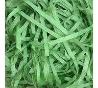 Caja de regalo con papel de algodón triturado, Cut Shredded Paper Gift Hamper Fillers Multicolor 100g/200g/500g(Christmas Green,100g)