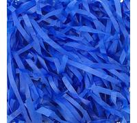 Caja de regalo con papel de algodón triturado, Cut Shredded Paper Gift Hamper Fillers Multicolor 100g/200g/500g(Deep Blue,100g)