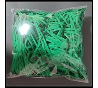 Caja de regalo con papel de algodón triturado, Shredded Paper Gift and Hamper Filler Multicolor 50g To 500g(Style C/Green,500g)