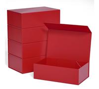 Caja de regalo de 12 x 6 x 4 pulgadas con tapa de cierre magnético, cajas de regalo para regalos, caja de regalo para dama de honor, bonita caja, caja de regalo de cumpleaños, lujosa para embalaje de