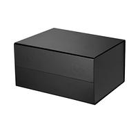 Caja de regalo de 8 x 6 x 4 pulgadas, plegable con cierre magnético de tapa rígida, caja de embalaje de regalo de gran tamaño para el día de San Valentín, día de la madre, día del padre, fiesta,