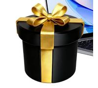 Caja de regalo de broma - juguete de broma reutilizable y de peluche, caja de regalo de broma | para la oficina familiar fiesta cumpleaños boda navidad vacaciones interior exterior