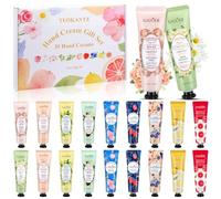 Caja de Regalo de Crema Manos, 20 Piezas 30g Mini Cremas de Manos, 10 Fragancias Emolienta Manos, Caja de Regalo Mujer para Cumpleaños, Día de la Madre, Día de San Valentín, Navidad