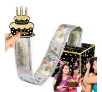 Caja de regalo de dinero : caja de titular de efectivo, empaquetado creativo de regalos de bricolaje, cajón de dinero oculto con ranura para emergencias emergentes | Caja de regalo divertida p