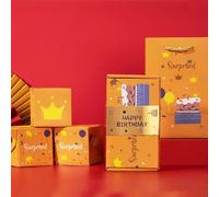 Caja de regalo de dinero explosivo, caja de regalo de explosión sorpresa de Navidad, crea el sobre rojo más sorprendente y plegable, explosión de efectivo para cumpleaños, aniversario, San Valentín