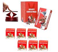 Caja de regalo de explosión por dinero, 6/10/16/20 piezas, caja de regalo plegable de explosión emergente, caja sorpresa de Navidad, cajas de regalo para Navidad, cumpleaños, aniversario, propuesta de