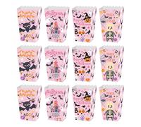 Caja de regalo de Nascherei para la caja de nibber Halloween-Halloween, fijada con 12 cajas de caramelo | accesorios serios del partido de confitería, cajas para el terminal del evento en