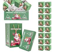 Caja de regalo de Navidad - Caja sorpresa | Cajas de regalo de Navidad desplegables, huchas plegables para bricolaje, ideal para vacaciones y fiestas
