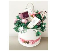 Caja de regalo de Navidad con 3 productos para la belleza y el cuidado - Lujoso set de crema facial, loción corporal y perfume, ideal como regalo de bienestar para mujeres, empaquetado festivo