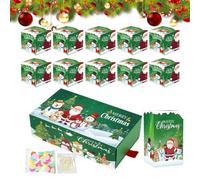 Caja de regalo de Navidad plegable de temporada con confeti | Caja de regalo de dinero feliz Navidad para niños, niñas y adultos, adecuada para fiestas de cumpleaños