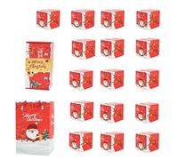 Caja de regalo de Navidad sorprendente, paquete plegable para vacaciones, soporte de premios festivo, diseño emergente, almacenamiento decorativo reutilizable para Eva y celebración del día