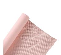 Caja de regalo de papel de embalaje de ramo floral de panal de abeja para manualidades protectoras, color rosa