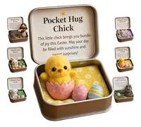 Caja de regalo de Pascua con tarjeta y caja, regalo inspirador para colegas y amigas, cesta de Pascua, Pato, Asesinatos