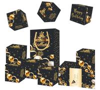 Caja de regalo emergente para dinero con 10 tarjeteros personalizables, 10 compartimentos secretos, regalos sorpresa para cumpleaños, cumpleaños, dinero emergente