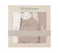 Caja de regalo gasas + doudou de BimbiDreams Beige Bimbi Dreams