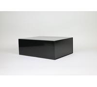 Caja de regalo magnética - Caja grande plegable con tapa para regalos, propuesta de dama de honor, cumpleaños, bodas y Navidad - Caja decorativa negra y blanca para regalos, joyas.
