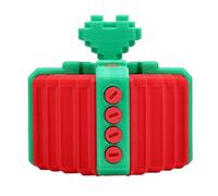 Caja de Regalo Molesta con Tornillos, Caja de Regalo de Broma Divertida y Memorable, Caja de Tornillos de Broma Impresa en 3D Pla para San Valentín, Navidad, Cumpleaños, Vacaciones (rojo verde)