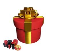 Caja De Regalo Molesta con Tornillos Encajados, Cajas De Regalo Divertidas para Gastar Bromas, Caja De Regalo Molesta, Cajas De Regalo para Gastar Bromas, Embalaje Reutilizable (#A-L)
