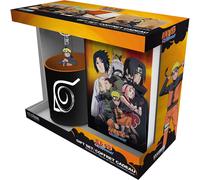 Caja de Regalo Naruto Shippuden Taza Cerámica 320 mls + Llavero + Cuaderno