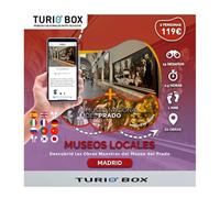 Caja de Regalo para 2 Personas Madrid Museo del Prado + Entradas Incluidas Aventura Cultural Gamificada Combina historia, arte y humor en un recorrido lleno de retos.