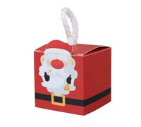 Caja de regalo para decoración de fiesta de Navidad, cajas de dulces de chocolate, bolsas festivas para celebraciones del hogar, juego de 50 cajas de papel para intercambio entre la familia