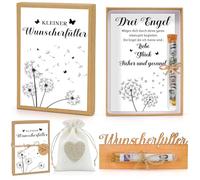 Caja de regalo para dinero, caja de regalo, tarjeta de boda, cuerda de cáñamo, tubo de ensayo de plástico (relleno de deseos)