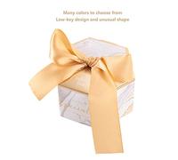 Caja de Regalo para Fiestas de 30 Piezas con Cinta, Caja de Almacenamiento de Dulces, Galletas, Joyería, Contenedor de Chocolate, Caja de Regalo, Cajas de Regalo, Aniversario de Ducha,(oro marmol)