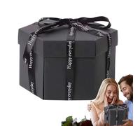 Caja de regalo para fotos, caja de cumpleaños explosiva, caja de regalo creativa, caja de regalo explosiva, bonita caja de regalo para álbumes de fotos, álbumes de recortes, amor para San Valentín,