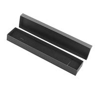Caja de regalo para joyas, negro oscuro, 4,3 x 21,3 x 2,3 cm, embalaje para pulseras y collares