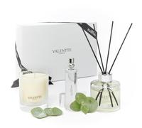 Caja de regalo perfumada con vela, difusor de varillas y niebla de habitación, aceites esenciales de aromaterapia, fragancia de larga duración, fabricado en el Reino Unido (jazmín y palisandro) (150