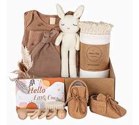 Caja de regalo prémium para bebé, juego de regalo para bebés neutros, juego de regalo para recién nacidos, caja de cesta de bebé, cesta de regalo para nuevos bebés