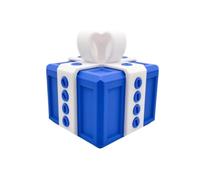 Caja de regalo realmente molesta con almacenamiento giratorio y caja de regalo de broma de colores surtidos, caja de regalo impresa en 3D con tornillos, caja de regalo novedosa para Navidad (B)