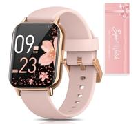 【Caja de Regalo】Reloj Inteligente Mujer, 1.83" HD Smartwatch con Llamadas/Función Femenina/Pulsómetro/SpO2/Monitor de Sueño Calorías 113+ Modos Deportivos Podómetro WhatsApp IP68 Android iOS Rosa