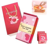 Caja de regalo sorpresa, creando el regalo más sorprendente, caja sorpresa de explosión, caja de regalo explosiva para cumpleaños, San Valentín, aniversario de boda (A)