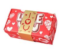 Caja de regalo sorpresa de explosión por dinero, caja de regalo plegable única de color rojo, caja de regalo de explosión para mamá, lujo