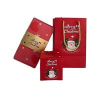 Caja de regalo sorpresa de Feliz Navidad Caja de regalo sorpresa Pop Explosión para dinero y cumpleaños Caja de regalo plegable (Merry Christmas, 12 piezas)