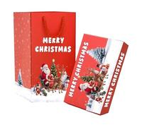 Caja de regalo sorpresa de Navidad explosión para dinero, cajas de regalo plegables únicas reutilizables para cumpleaños, Navidad, aniversario, día de San Valentín (2 rojas)