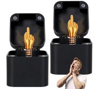 Caja de Regalo Sorpresa del Dedo Medio, con un Dedo Medio Dentro de una Caja, un Regalo Divertido. Un Divertido Regalo de Broma, Paquete de 2