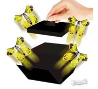 Caja De Regalo Sorpresa Explosiva, Kit De Caja De Regalo Explosiva Con Mariposas, Cajas De Regalo Creativas Desplegables Para El DíA De San ValentíN, CumpleañOs, Aniversarios (F, 5.90×5.82in)