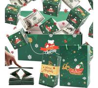 Caja de regalo sorpresa for dinero, Cajas de regalo de dinero de Navidad, Caja de regalo sorpresa de dinero, Caja de regalo de explosión de Navidad, Caja de regalo sorpresa de explosión de Feliz Navid