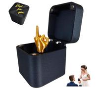 Caja de Regalo Sorpresa for el Dedo Medio, Dedo Medio en una Caja, Caja Divertida for el Dedo Medio, Regalos de Broma, Regalo Sorpresa emergente de Broma for Adultos, Regalos for el Dedo Medio(1PCS)