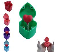 Caja de regalo sorpresa impresa en 3D: corazón desplegable con rosa en el interior, regalo divertido de San Valentín para propuesta de matrimonio o cumpleaños, recuerdo romántico y decoración.