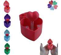 Caja de regalo sorpresa impresa en 3D: corazón desplegable con rosa en el interior, regalo divertido de San Valentín para propuesta de matrimonio o cumpleaños, recuerdo romántico y decoración.