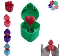 Caja de regalo sorpresa impresa en 3D: corazón desplegable con rosa en el interior, regalo divertido de San Valentín para propuesta de matrimonio o cumpleaños, recuerdo romántico y decoración.