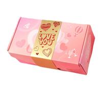 Caja de regalo sorpresa para el día de San Valentín, explosión por dinero, caja de regalo sorpresa de Feliz Navidad, caja de sobre, plegable, color rojo