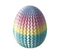 Caja de regalo única con forma de huevo con espacio de almacenamiento oculto para pequeños tesoros y decoraciones decorativas, caja de regalo