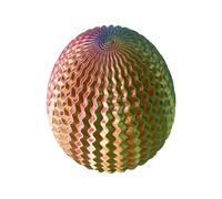 Caja de regalo única con forma de huevo con espacio de almacenamiento oculto para pequeños tesoros y decoraciones decorativas, caja de regalo