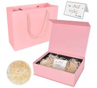Caja de Regalos Grande Blanco 28x20x9cm, Caja de Regalos Premium con Tapa MagnéTica para Embalaje de Regalos de Bodas y CumpleañOs