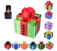 Caja de Regalos Molestos, Caja de Bromas con Tornillos 3D, con Tapa Divertida para Guardar un Dedo Medio, Dinero y una Sorpresa, Perfecta para Cumpleaños, Navidad y Halloween (H)